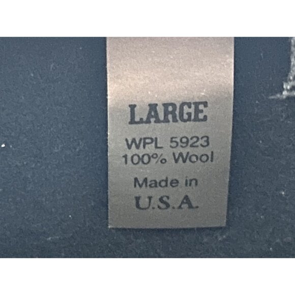 Vintage Dorfman Pacific 100% Wool Felt Fedora in Green - Sz Large - Picture 10 of 11